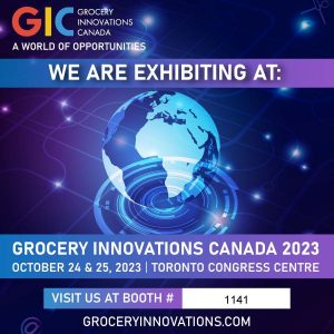 Grocery Innovations Canada 2023. October 24 & 25, 2023. Toronto Congress Centre. Booth 1141